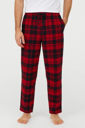 Mens Woven Flannel Pants