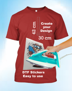 DTF Sticker 42cm Height & 30cm Width